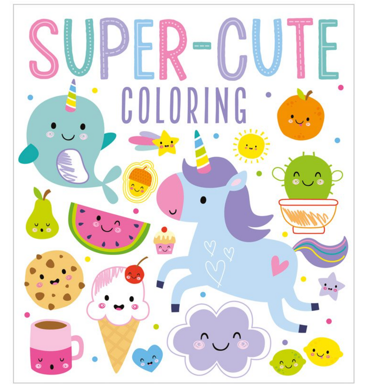 Super-Cute Coloring Notebook