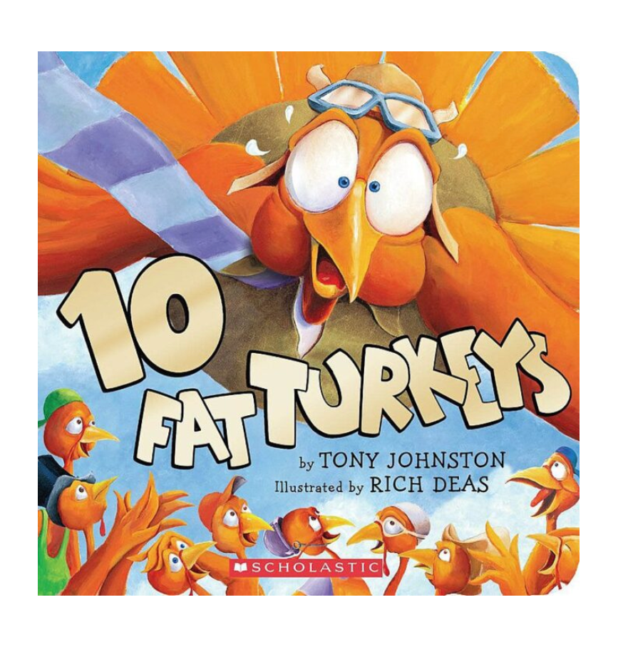 Ten Fat Turkeys - (Board Book)