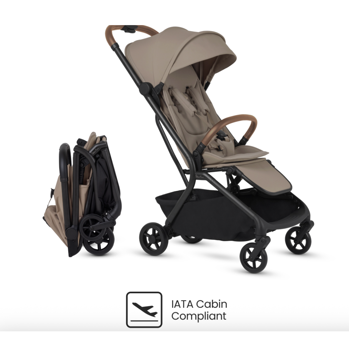 Silver Cross Nia Stroller -Champagne-THULE-Little Giant Kidz
