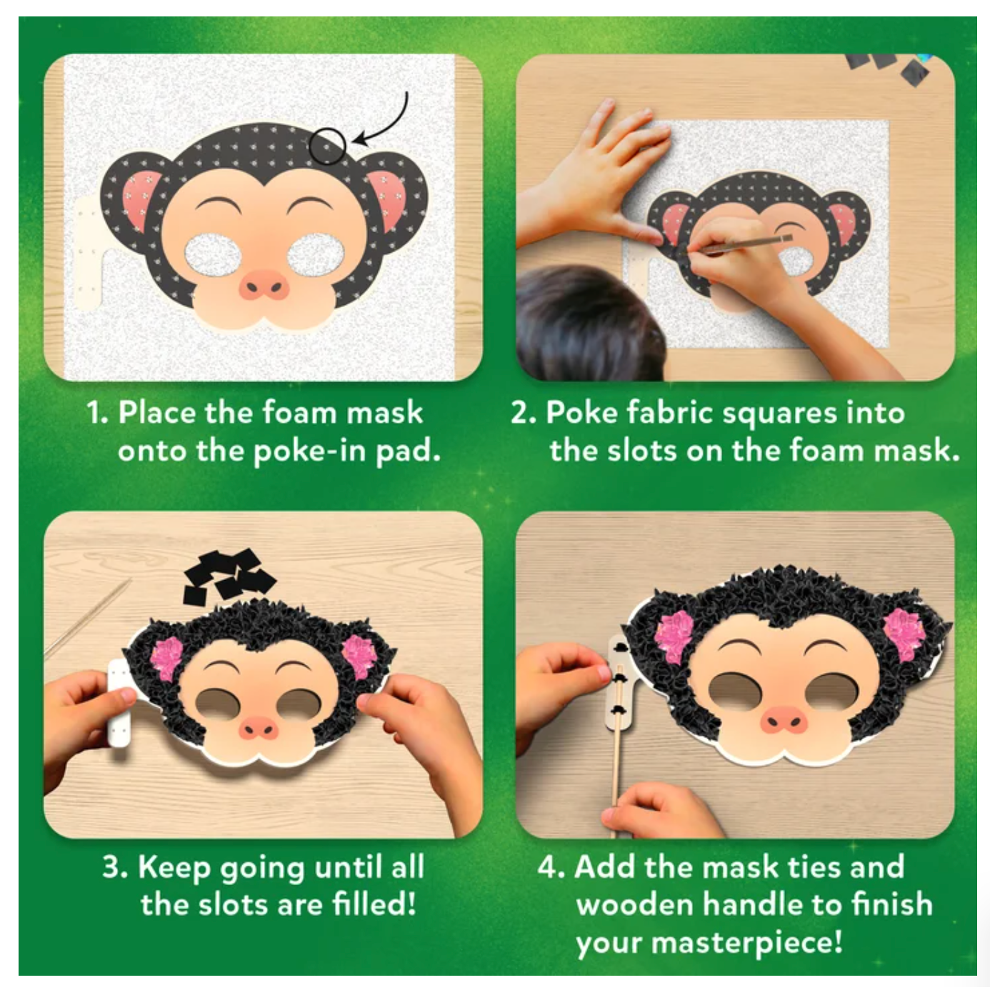 Skillmatics Poke In Art Animal Masks-Skillmatics-Little Giant Kidz