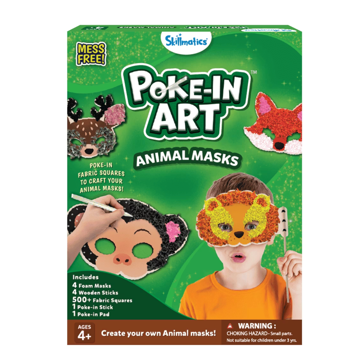 Skillmatics Poke In Art Animal Masks-Skillmatics-Little Giant Kidz