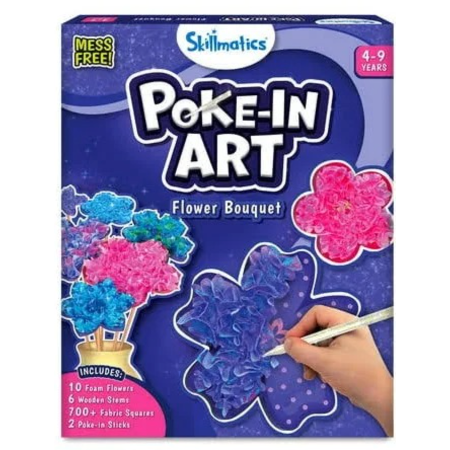 Skillmatics Poke In Art - Flower Bouquet-Skillmatics-Little Giant Kidz