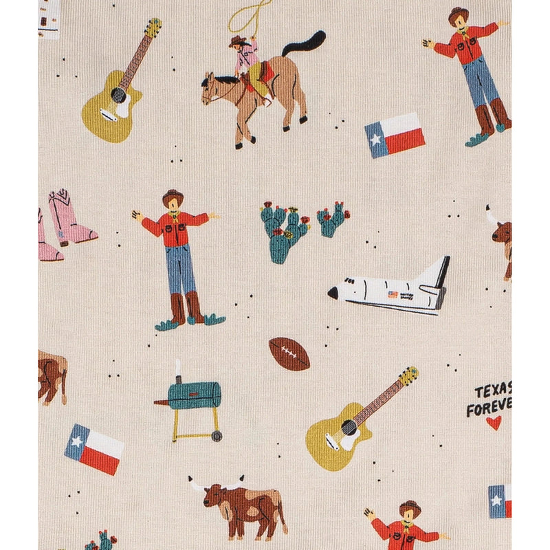 Smaller Things Goodnight, Texas Coverall-Smaller Things-Little Giant Kidz
