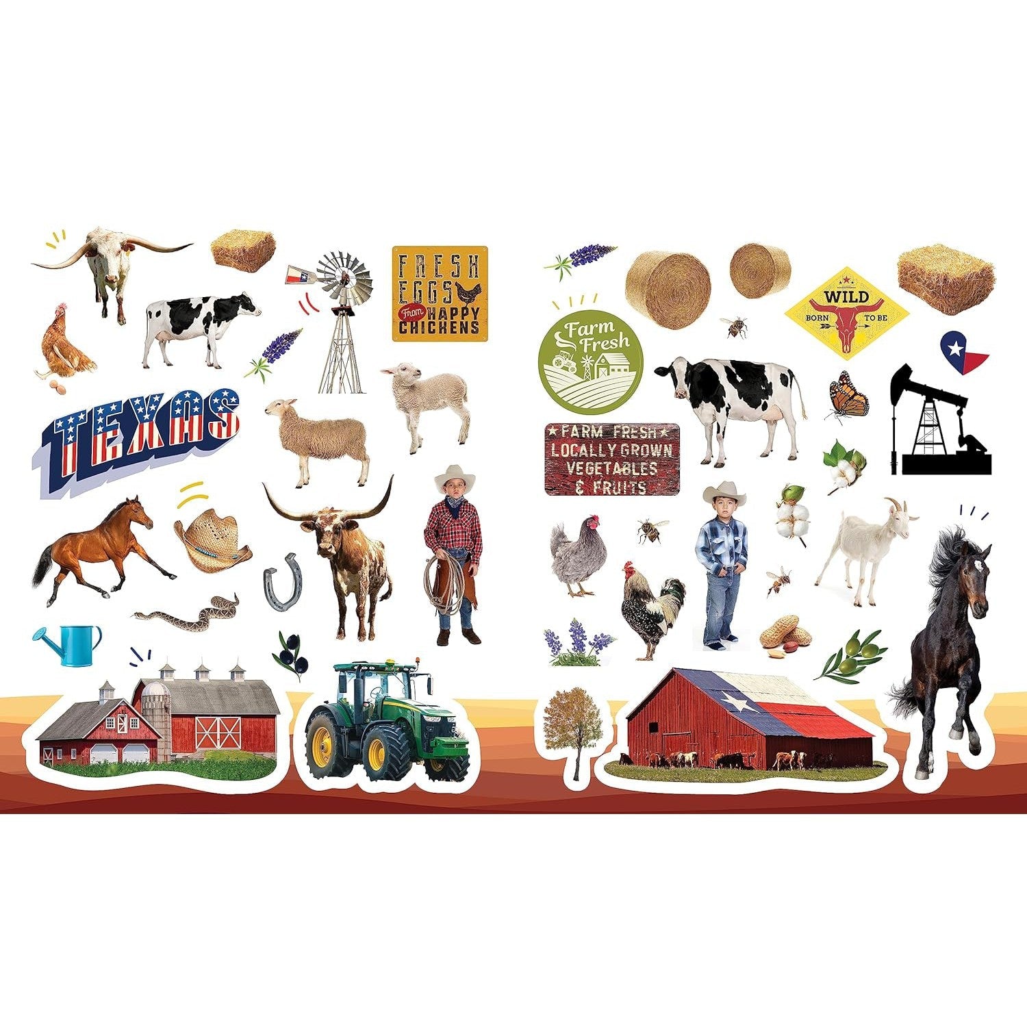 Sourcebooks: 500 Stickers: Texas-SOURCEBOOKS-Little Giant Kidz