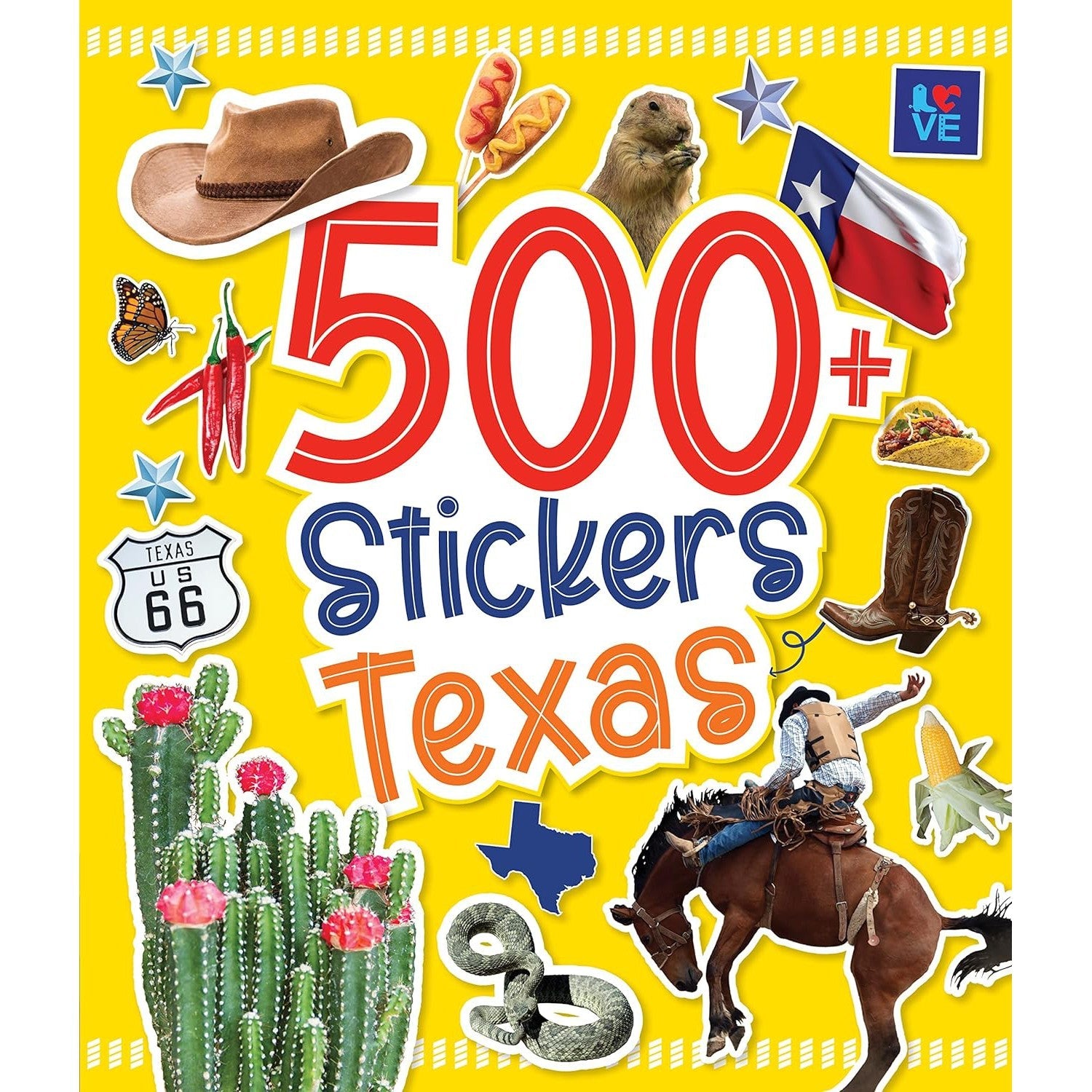 Sourcebooks: 500 Stickers: Texas-SOURCEBOOKS-Little Giant Kidz
