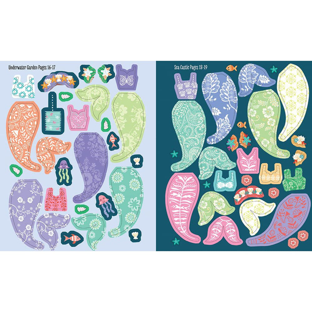 Sourcebooks: My Sticker Dress-Up: Mermaids: Awesome Activity Book with 350+ Stickers-SOURCEBOOKS-Little Giant Kidz