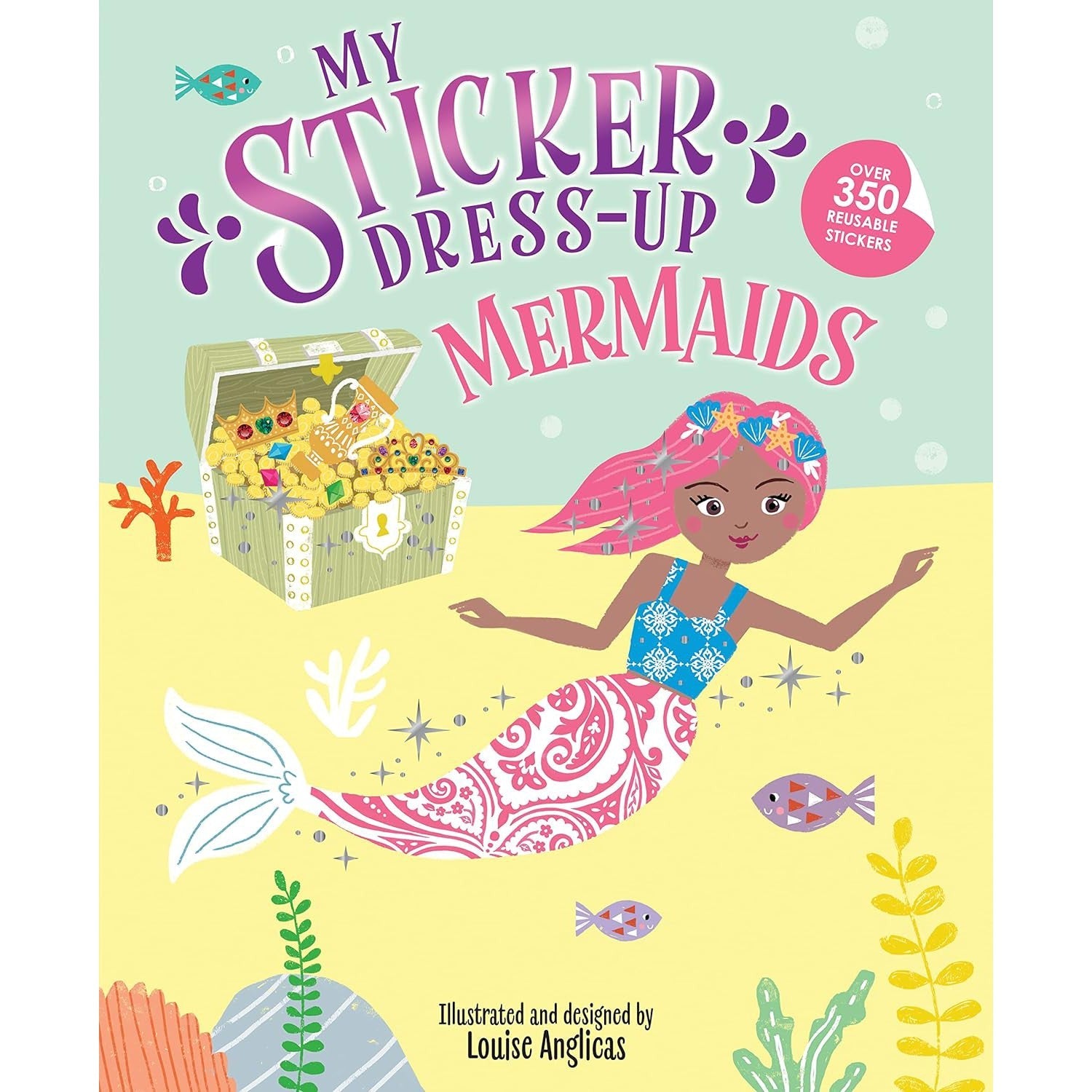 Sourcebooks: My Sticker Dress-Up: Mermaids: Awesome Activity Book with 350+ Stickers-SOURCEBOOKS-Little Giant Kidz