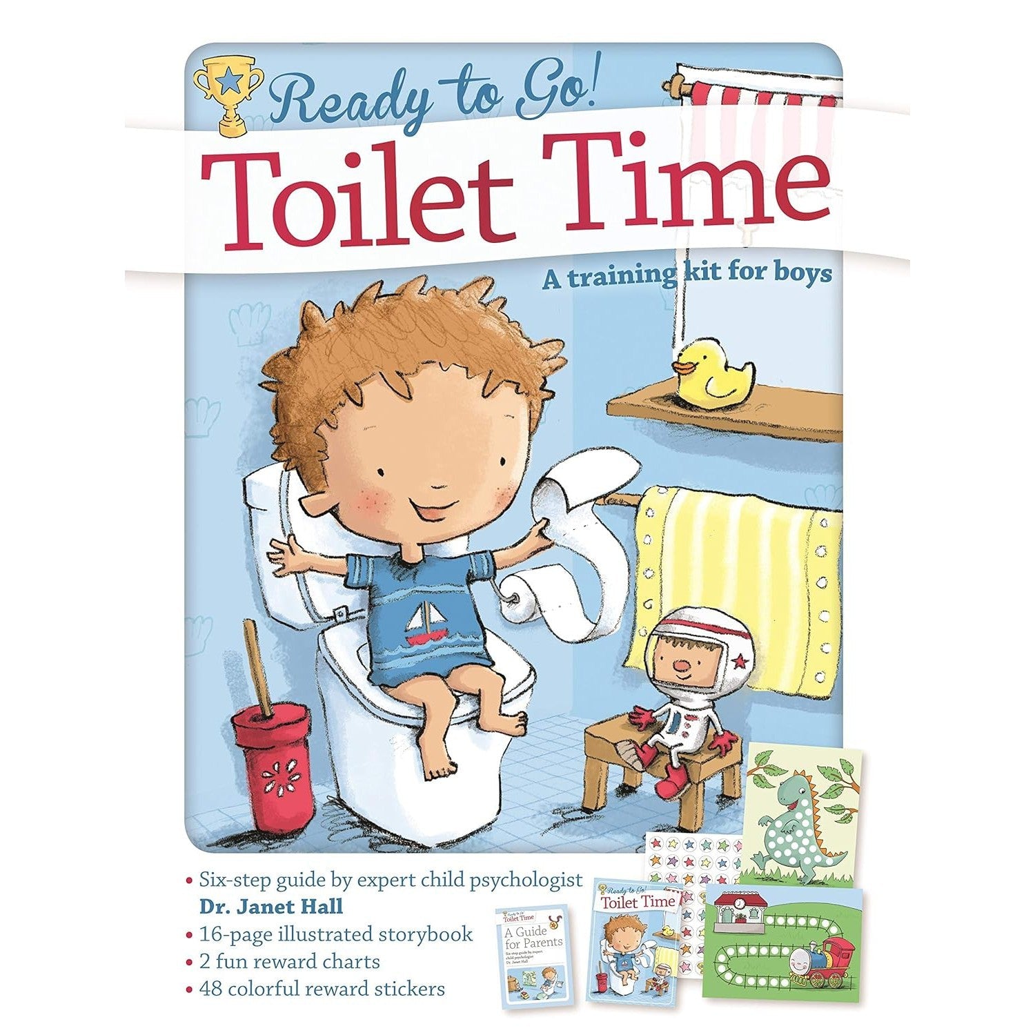 Sourcebooks: Ready to Go! Toilet Time: A Training Kit for Boys-SOURCEBOOKS-Little Giant Kidz