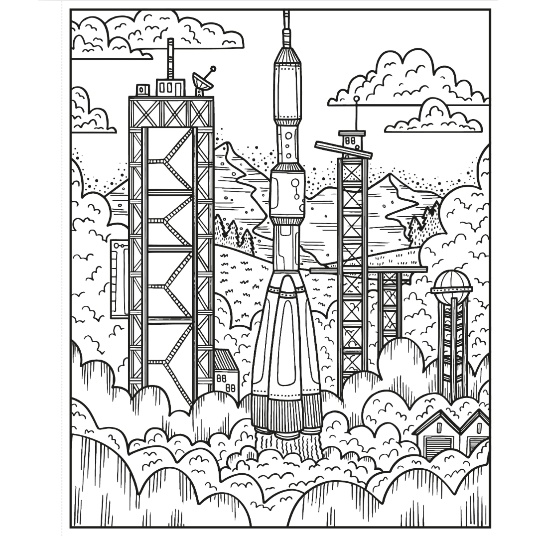 Space Magic Painting Book-HARPER COLLINS PUBLISHERS-Little Giant Kidz