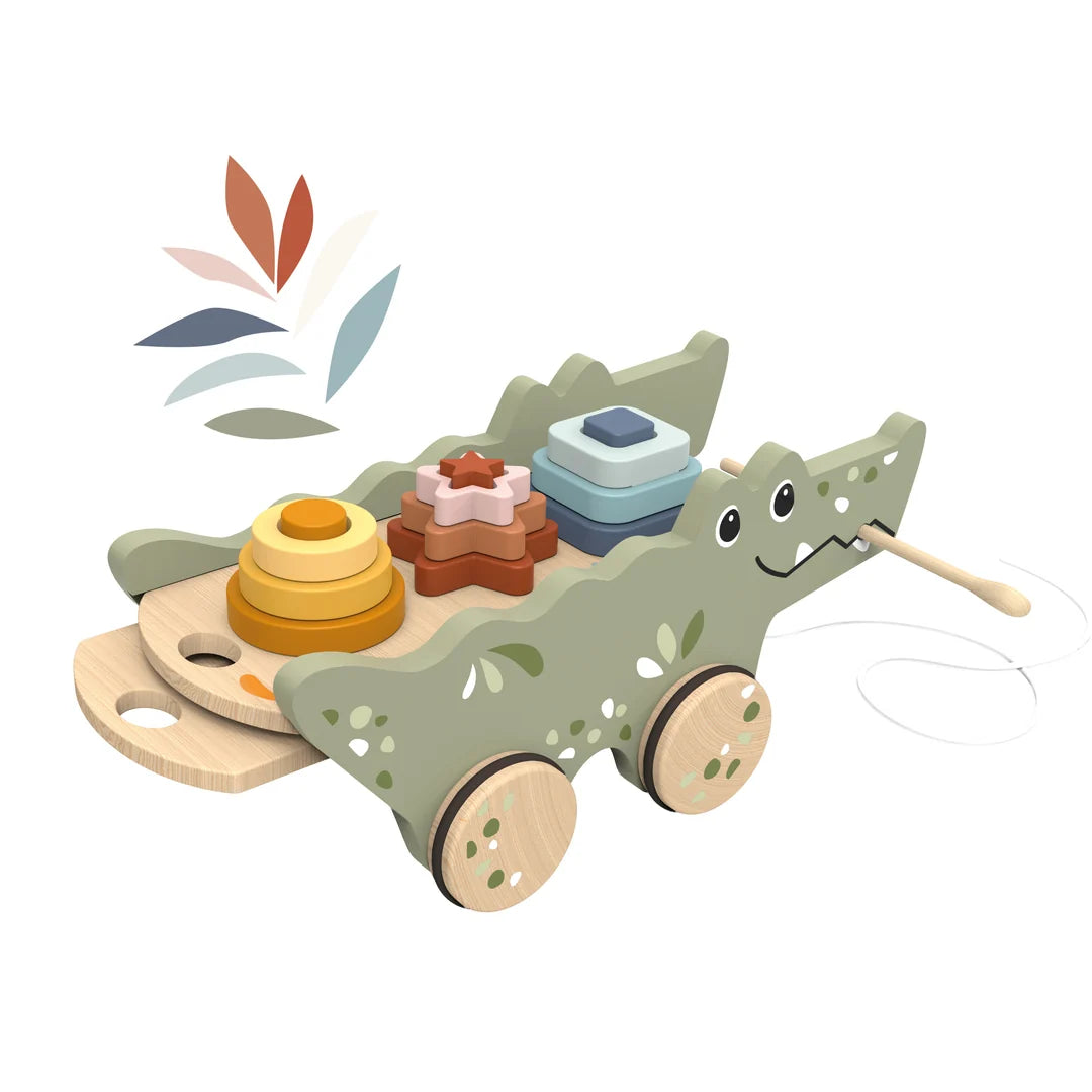 Speedy Monkey Croco Xylo & Activity Pull Along-Speedy Monkey-Little Giant Kidz