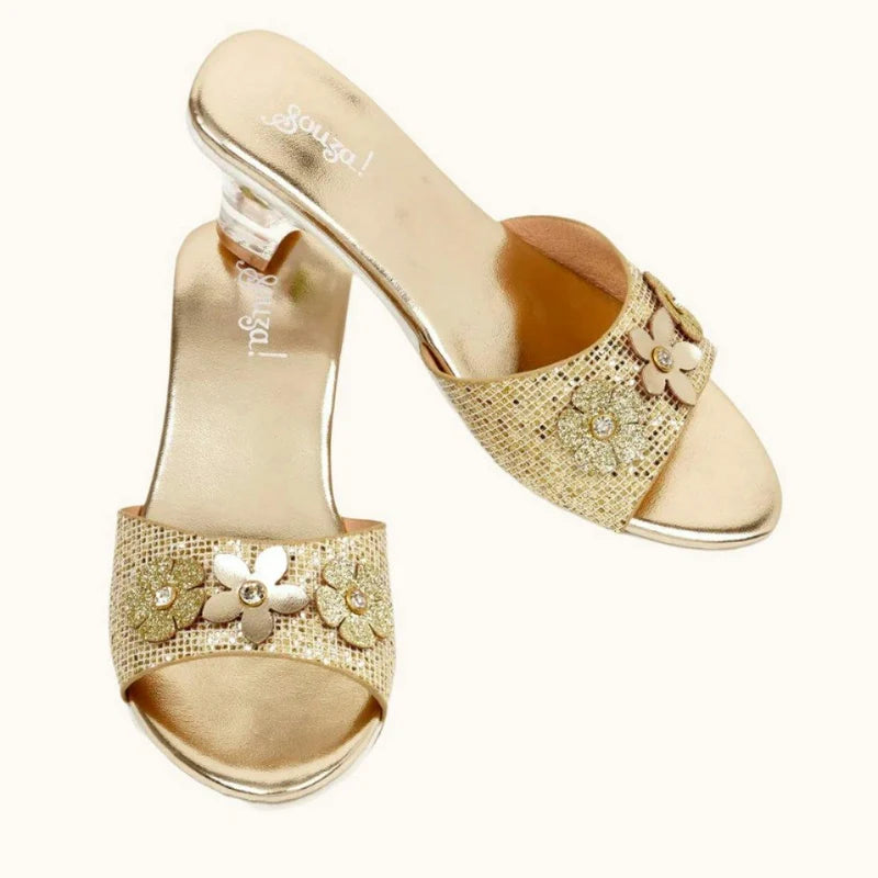 Speedy Monkey Souza Slipper High Heel Ellina, gold-Speedy Monkey-Little Giant Kidz