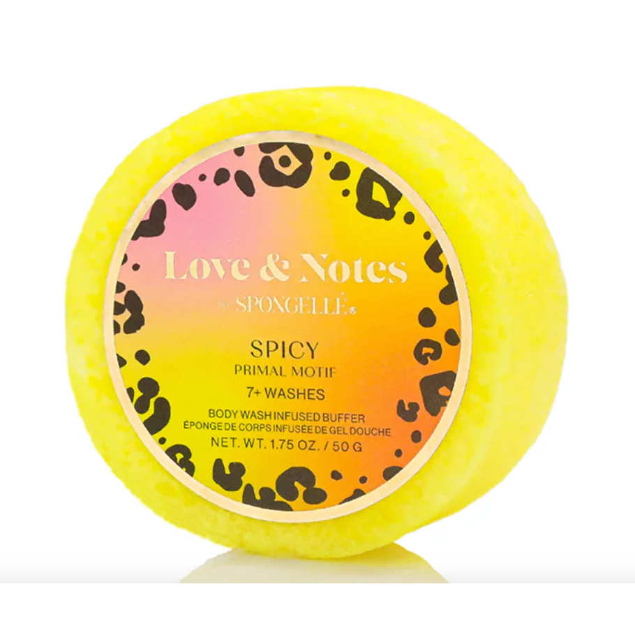 Sponge Note Spongelle Primal Motif Love & Notes Spongette