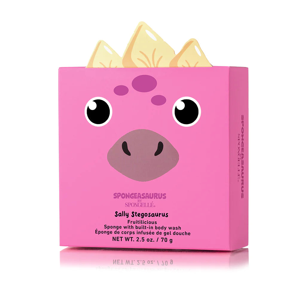 Spongelle Sally Stegosaurus Spongeasaurus Dinosaur Buffer-Spongelle-Little Giant Kidz