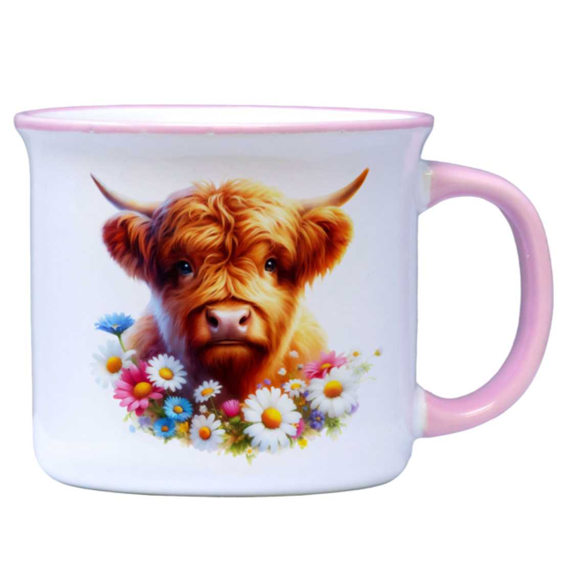 Spoontiques Highland Cow Camper Mug-Spoontiques-Little Giant Kidz