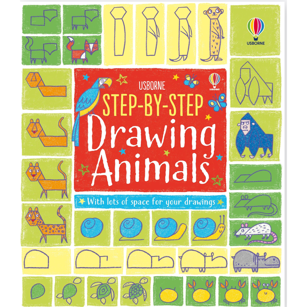 Step-by-Step Drawing Animals-HARPER COLLINS PUBLISHERS-Little Giant Kidz