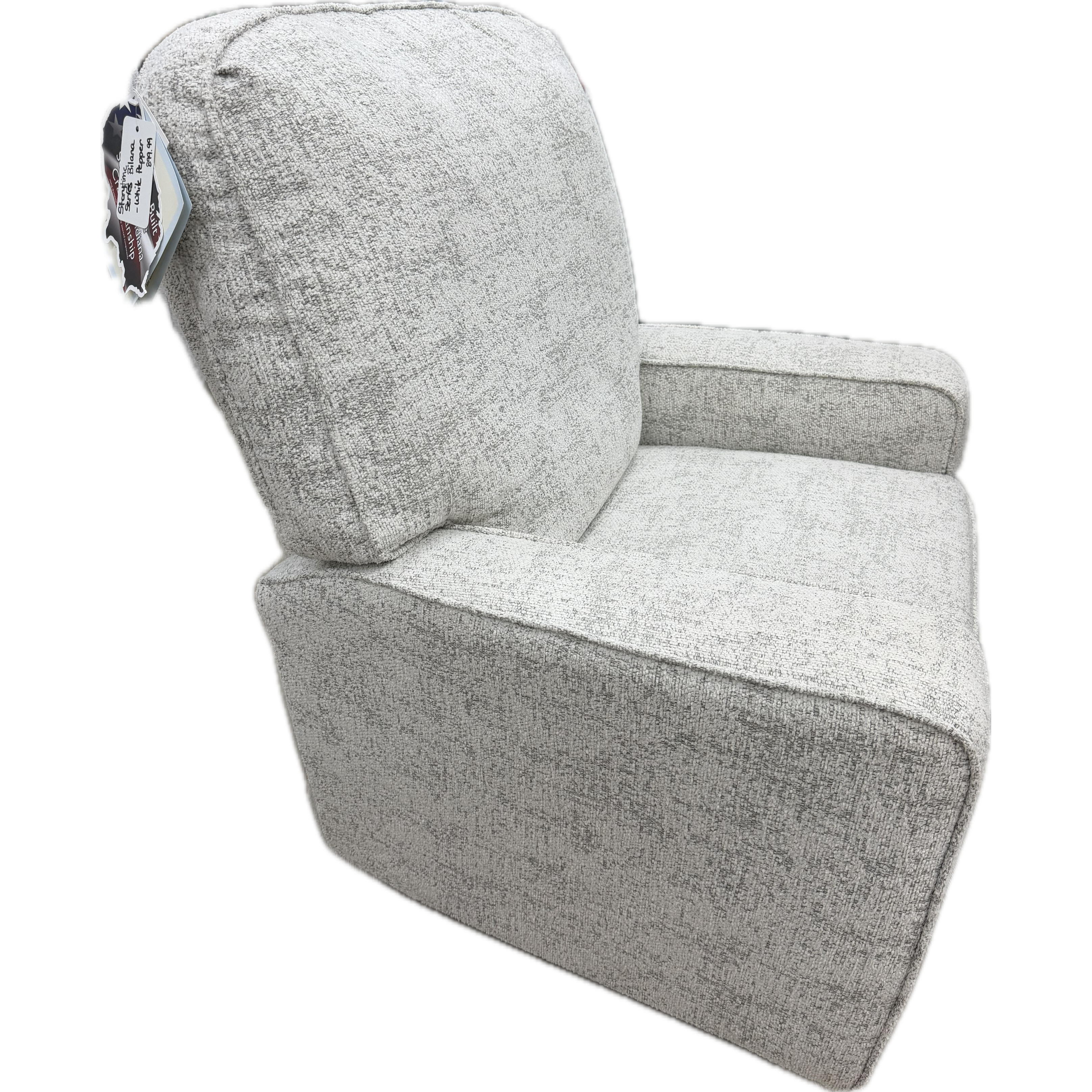 Storytime Series Bilana Recliner - White Pepper-BEST CHAIRS-Little Giant Kidz