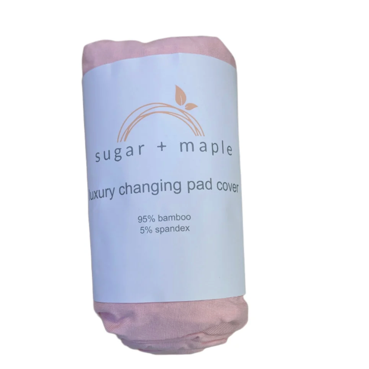 Sugar + Maple Changing Pad- Pink-SUGAR AND MAPLE-Little Giant Kidz