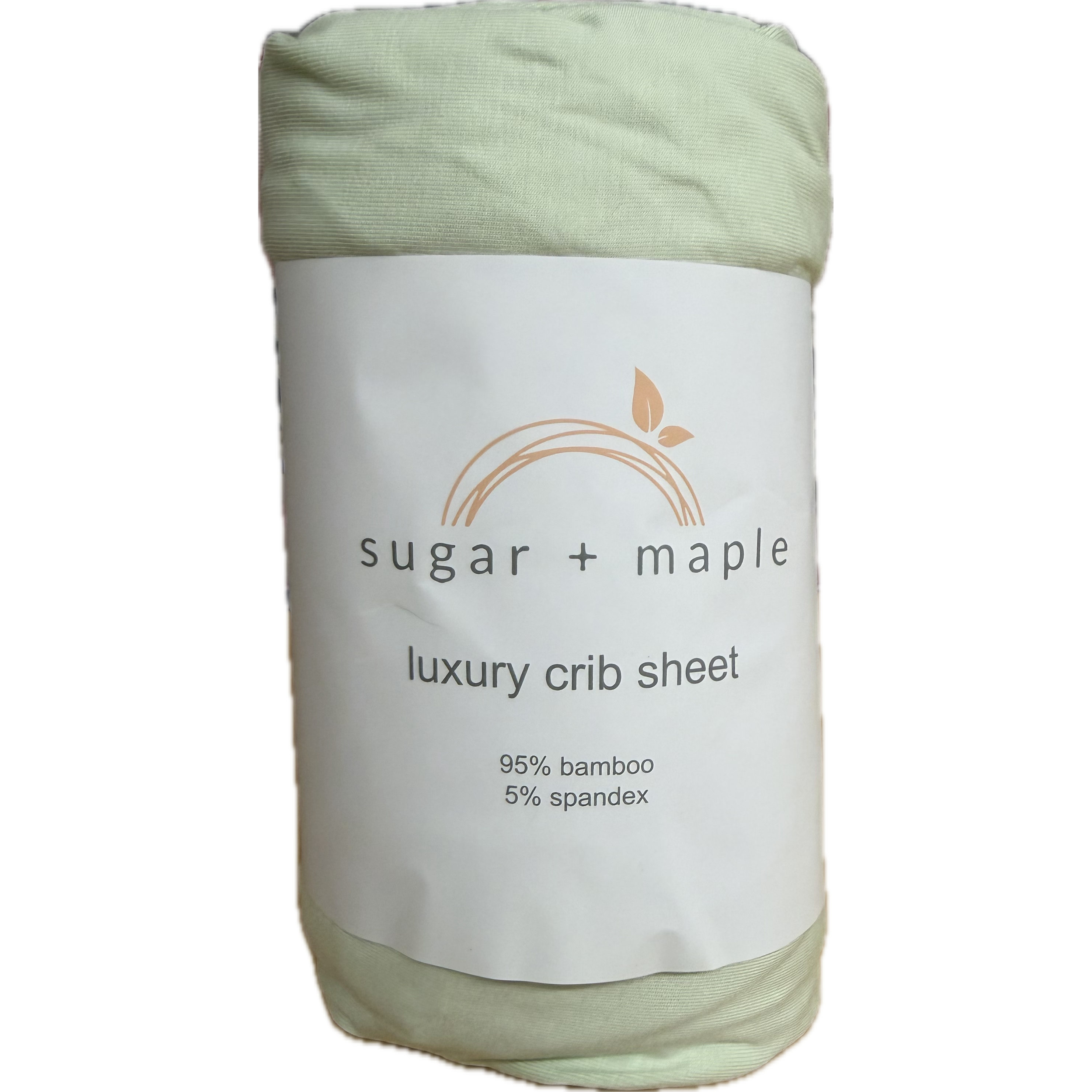 Sugar + Maple Crib Sheet- Spring Green-SUGAR AND MAPLE-Little Giant Kidz