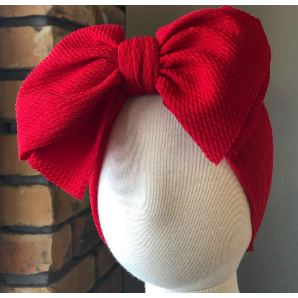 Sugar + Maple Headwrap -Red-SUGAR AND MAPLE-Little Giant Kidz