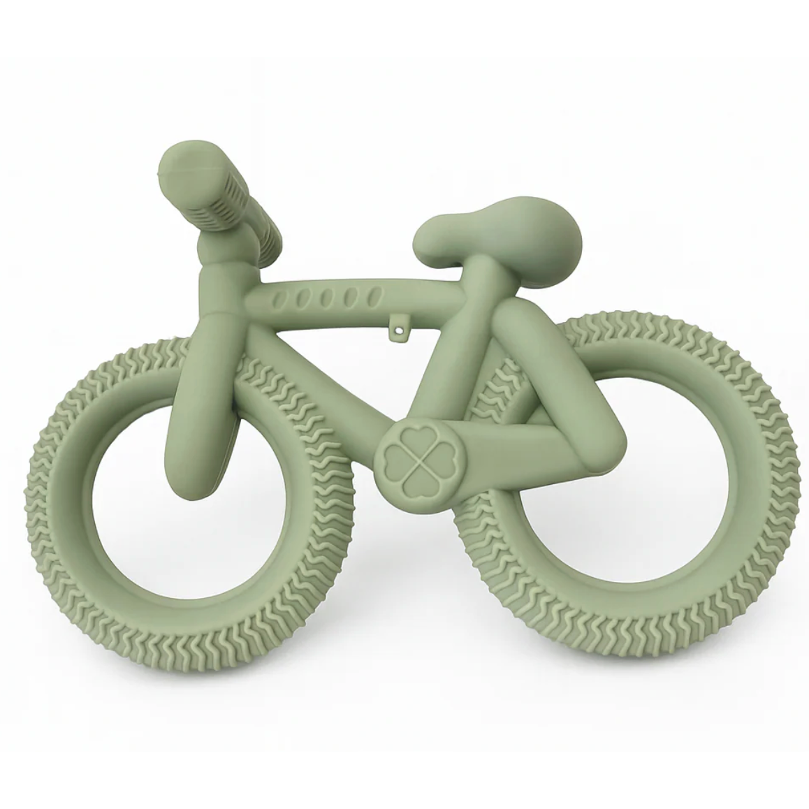 Sugar + Maple Silicone Green Bike Teether-SUGAR AND MAPLE-Little Giant Kidz