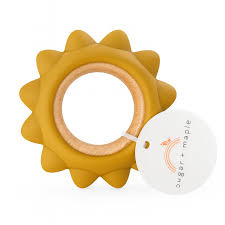 Sugar + Maple Silicone Sunshine Teether-SUGAR AND MAPLE-Little Giant Kidz