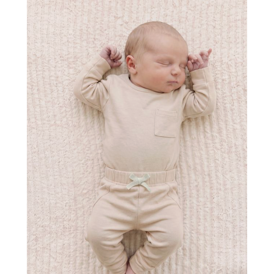 Sugar & Maple Two Piece Jogger- Tan-SUGAR AND MAPLE-Little Giant Kidz