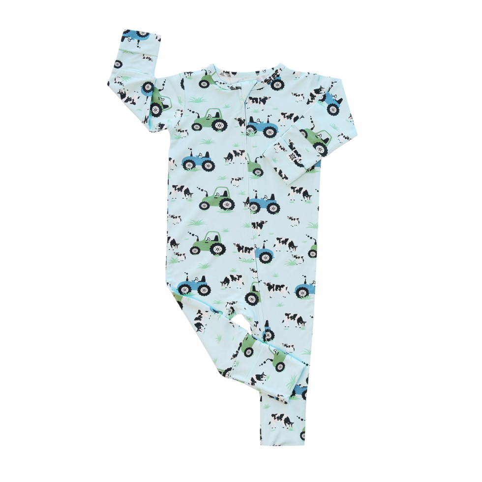 Sweet Bamboo Convertible Romper - Farm Life-SWEET BAMBOO-Little Giant Kidz
