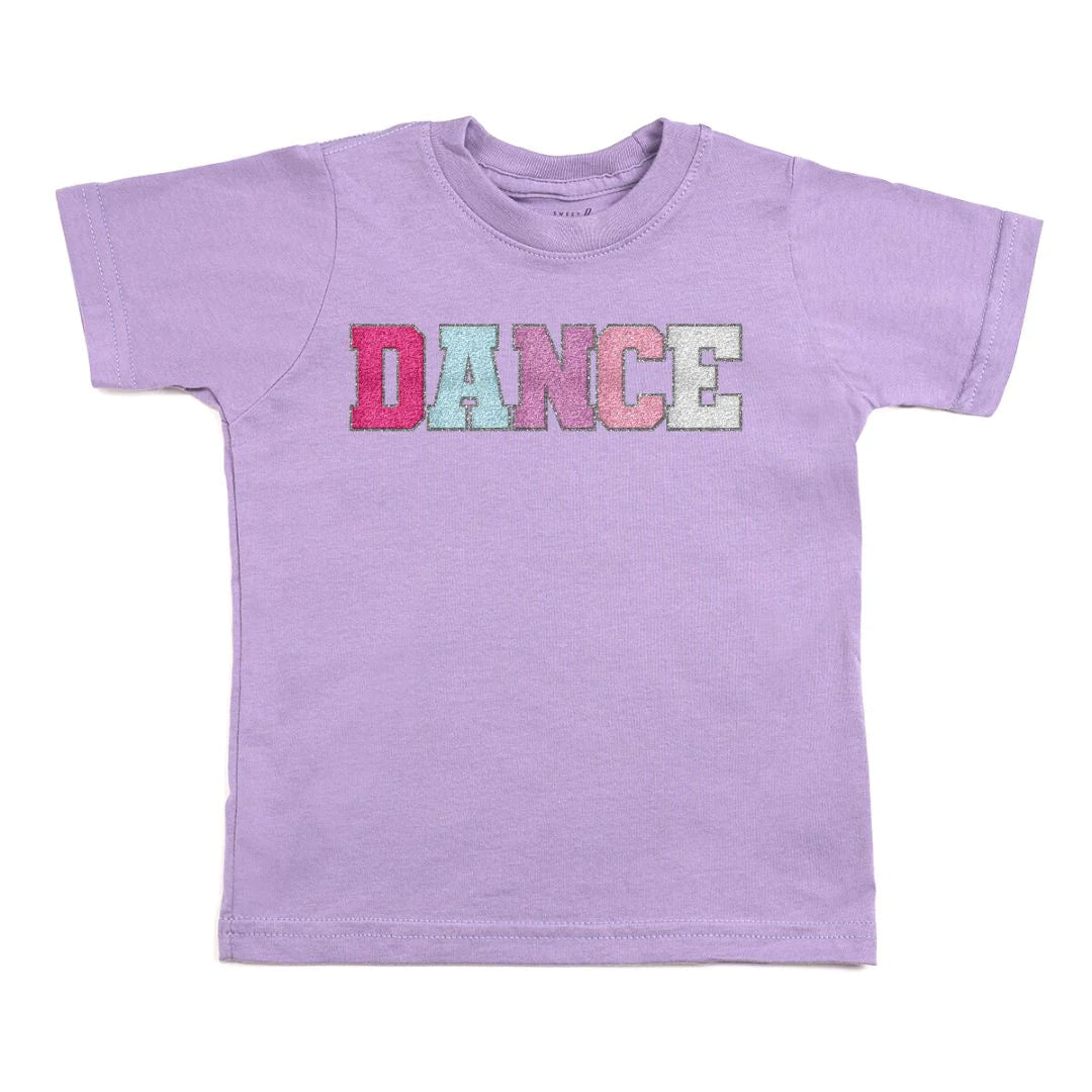 Sweet Wink Dance Patch Short Sleeve T-Shirt - Lavender-Sweet Wink-Little Giant Kidz