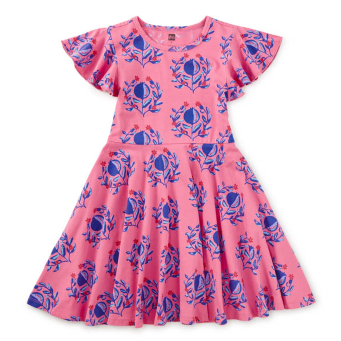 TEA Flutter Sleeve Twirl Dress-TEA-Little Giant Kidz