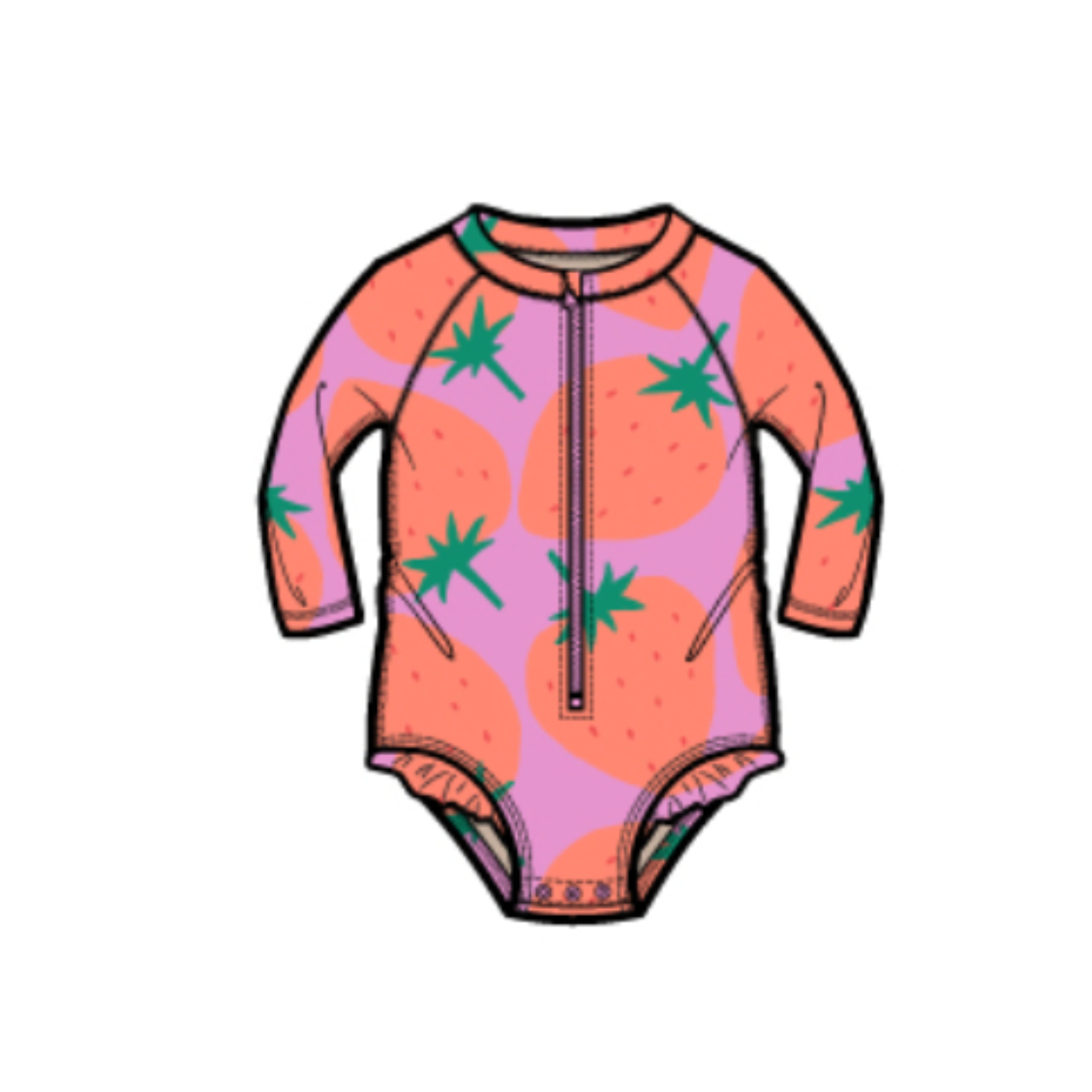 TEA Rash Guard Baby Swimsuit-TEA-Little Giant Kidz