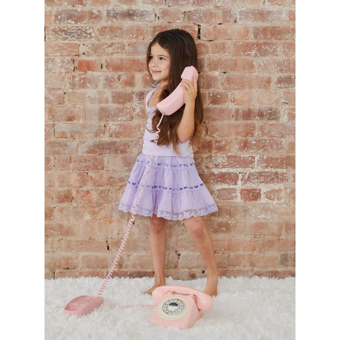 THEME Sofia Mini Skirt- Lavender-THEME-Little Giant Kidz