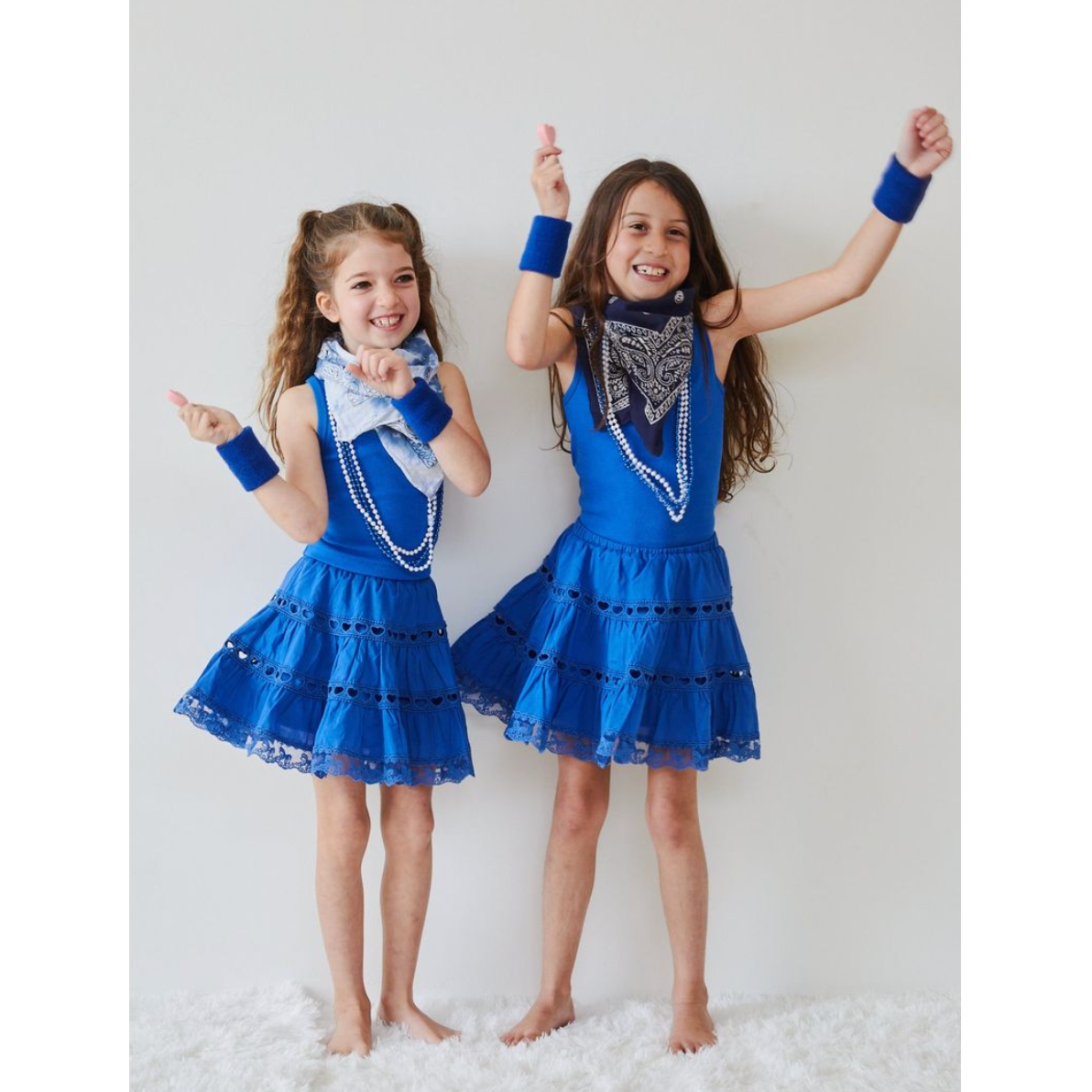 THEME Stella Camp Ribbed Tank- Blue-THEME-Little Giant Kidz