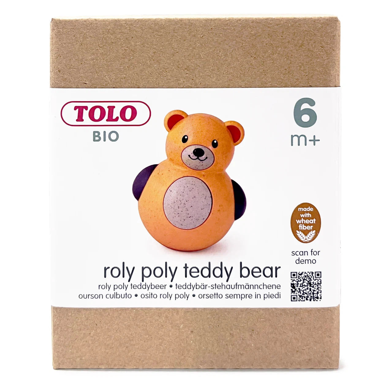 TOLO Roly Poly Teddy Bear-Speedy Monkey-Little Giant Kidz