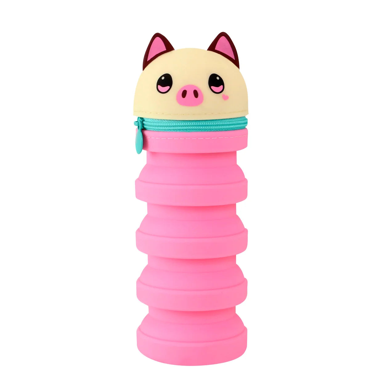 TOYSMITH Bangoberry Piggy Pig Stretchy Pencil Case-TOYSMITH-Little Giant Kidz