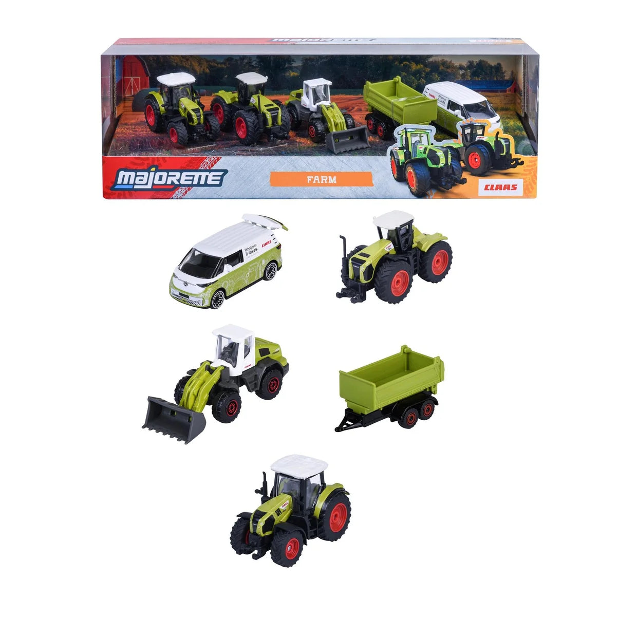 TOYSMITH Majorette Claas Farm 5PC Giftpack-TOYSMITH-Little Giant Kidz