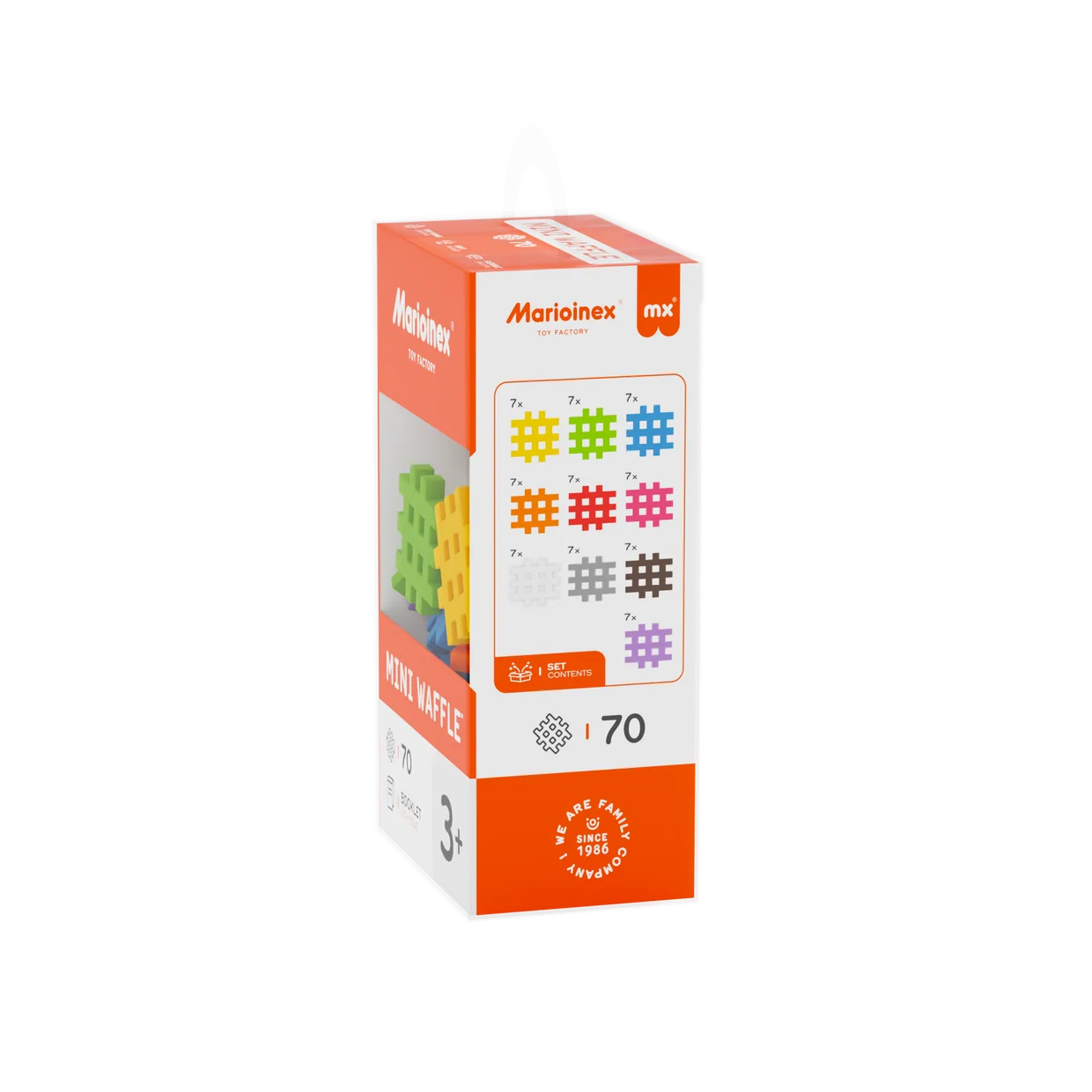 TOYSMITH Marioinex Mini Waffle 70 PCS-TOYSMITH-Little Giant Kidz