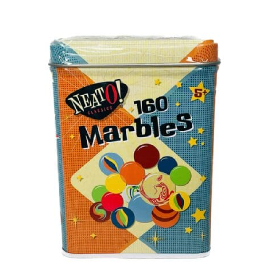 TOYSMITH Neato! Marbles In Tin Box-TOYSMITH-Little Giant Kidz
