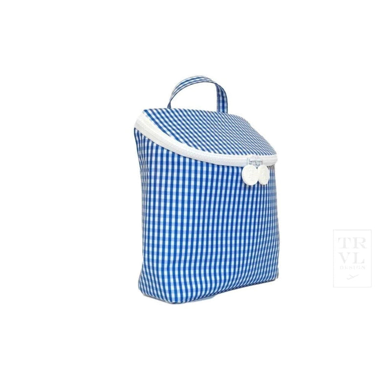 TRVL Design Take Away Insulated Lunch Bag - Royal Gingham-TRVL Design-Little Giant Kidz
