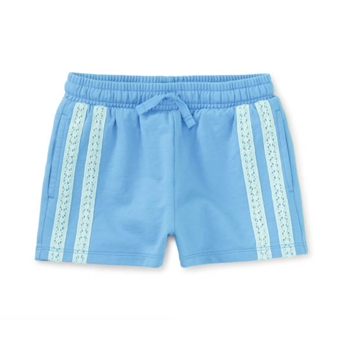 Tea Crochet Sporty Shorts- Blue Orchid-TEA-Little Giant Kidz