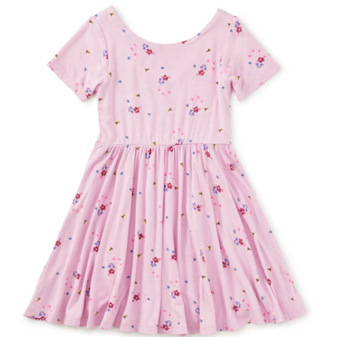 Tea New Bamboo Playsoft Dress- Busy Bees & Flowers-TEA-Little Giant Kidz