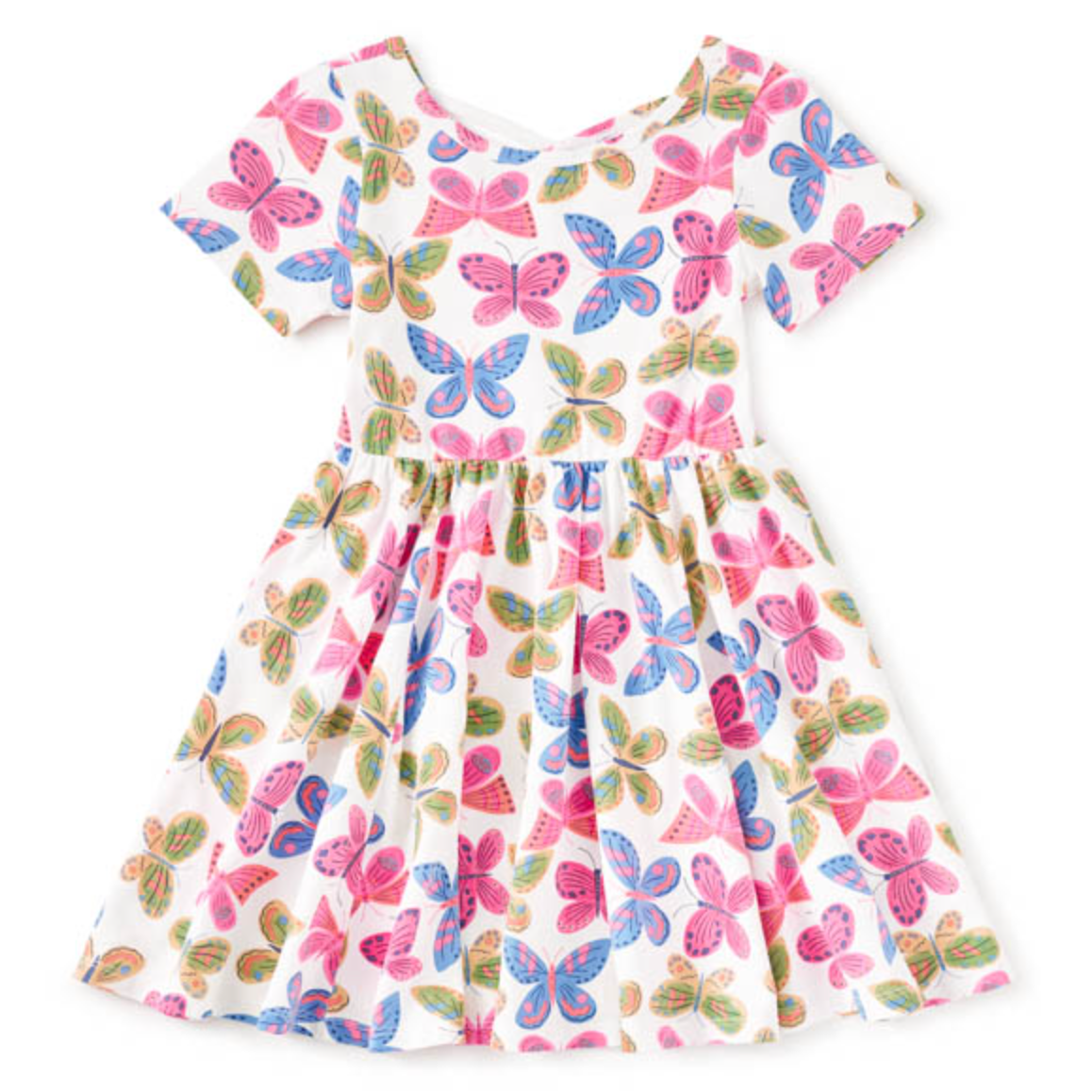 Tea Short Sleeve Ballet Dress- Flutter Fiesta-TEA-Little Giant Kidz