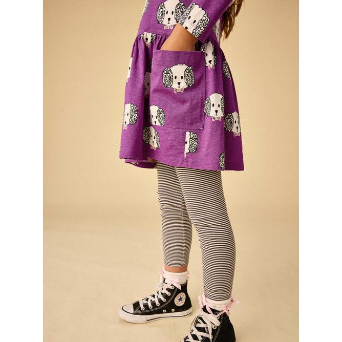 Tea Striped Leggings- Black & White-TEA-Little Giant Kidz