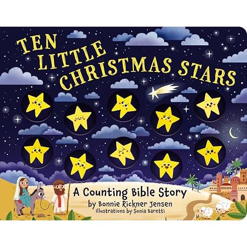 Ten Little Christmas Stars Board Book-Harper Collins-Little Giant Kidz