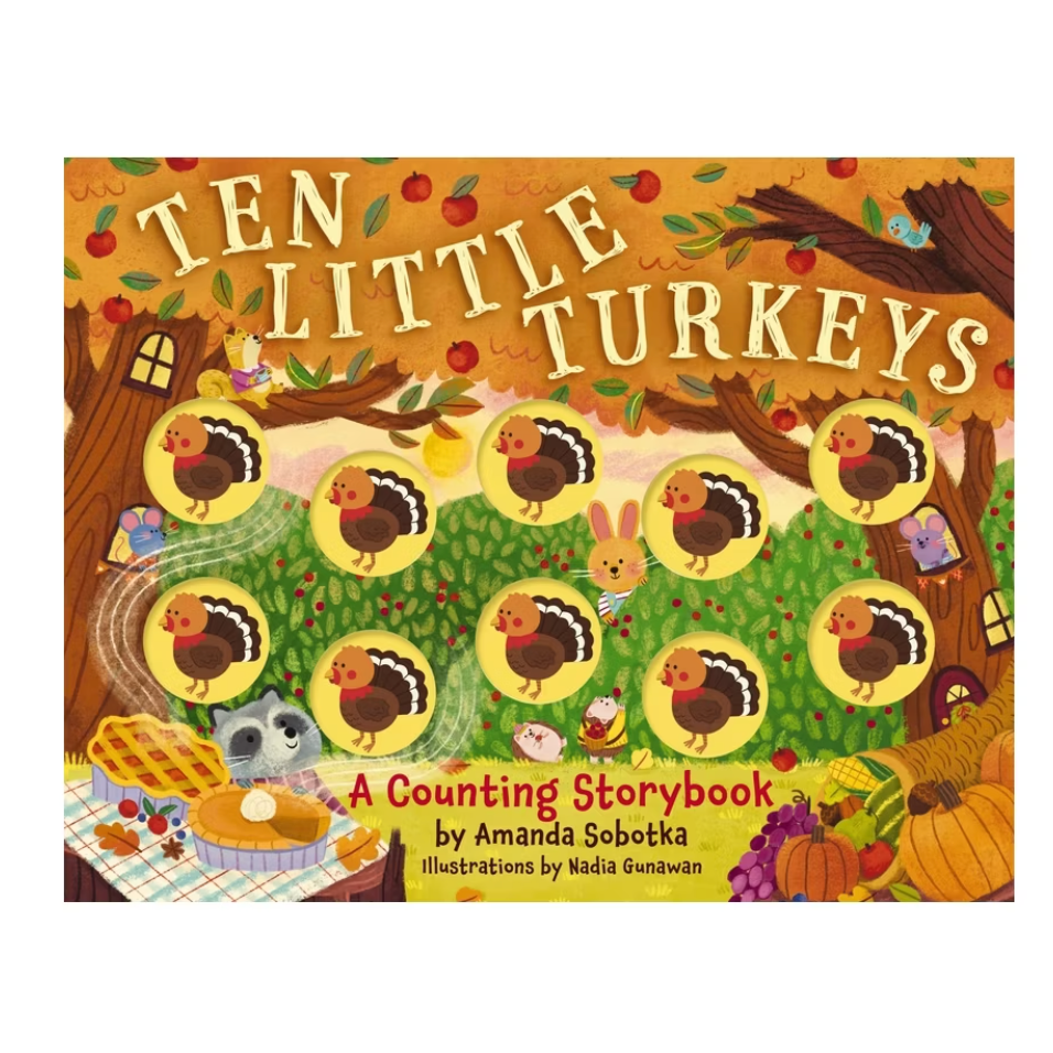 Ten Little Ten Little Turkeys: A Counting Storybook (Board Book)-HARPER COLLINS PUBLISHERS-Little Giant Kidz
