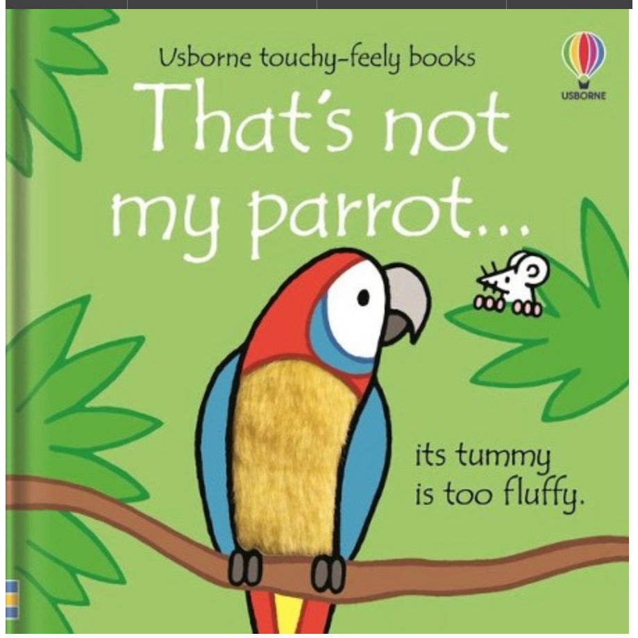 That's Not My Parrot - Touchy-Feely Book (Board Book)-HARPER COLLINS PUBLISHERS-Little Giant Kidz