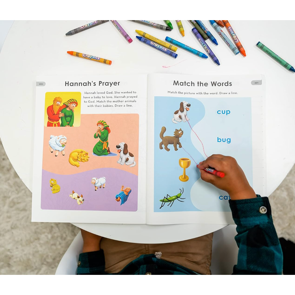 The Beginner's Bible Preschool Workbook: Early Learning Activities for Reading Readiness, Numbers, Handwriting, and More-HARPER COLLINS PUBLISHERS-Little Giant Kidz
