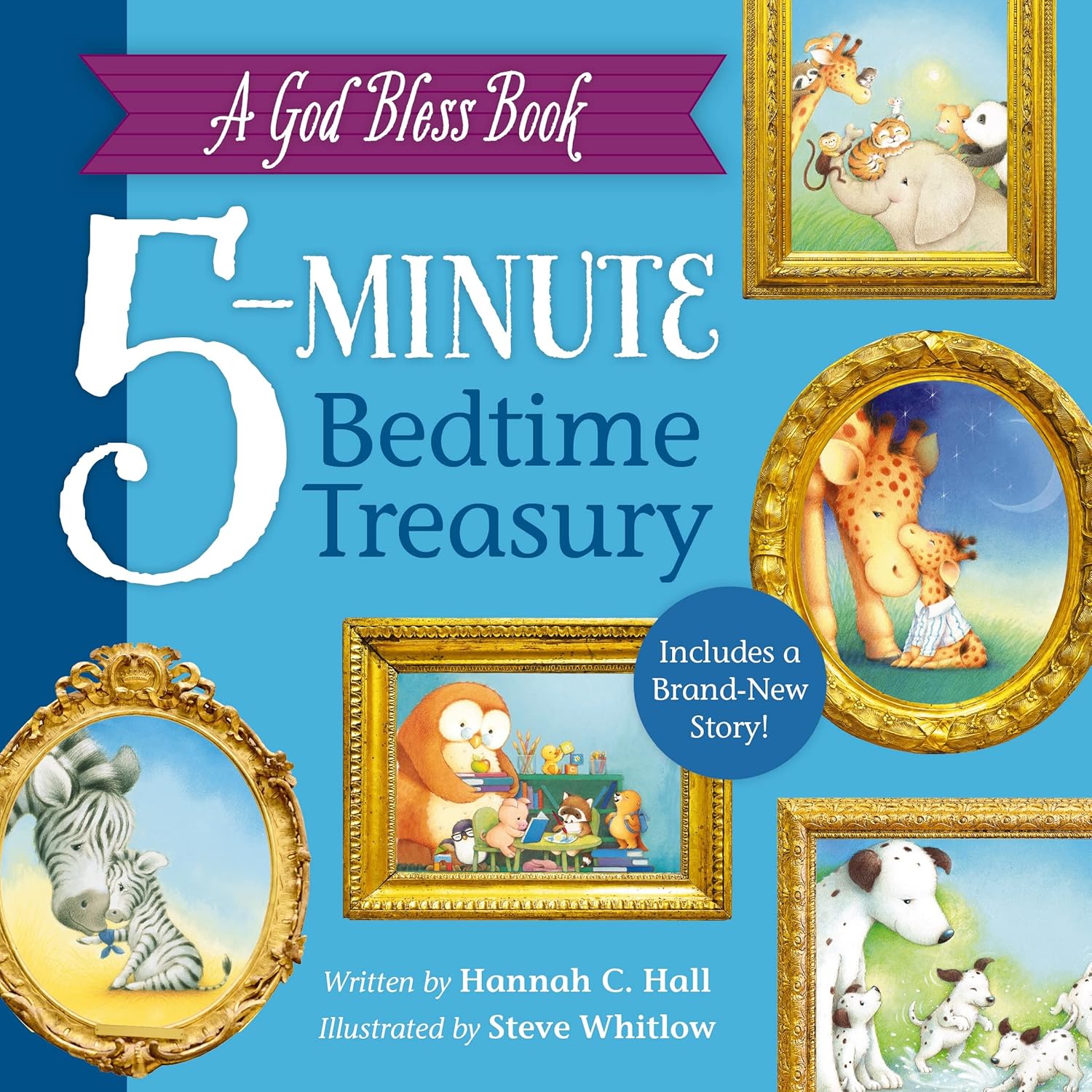 Thomas Nelson: A God Bless Book 5-Minute Bedtime Treasury (Hardcover Book)-HARPER COLLINS PUBLISHERS-Little Giant Kidz