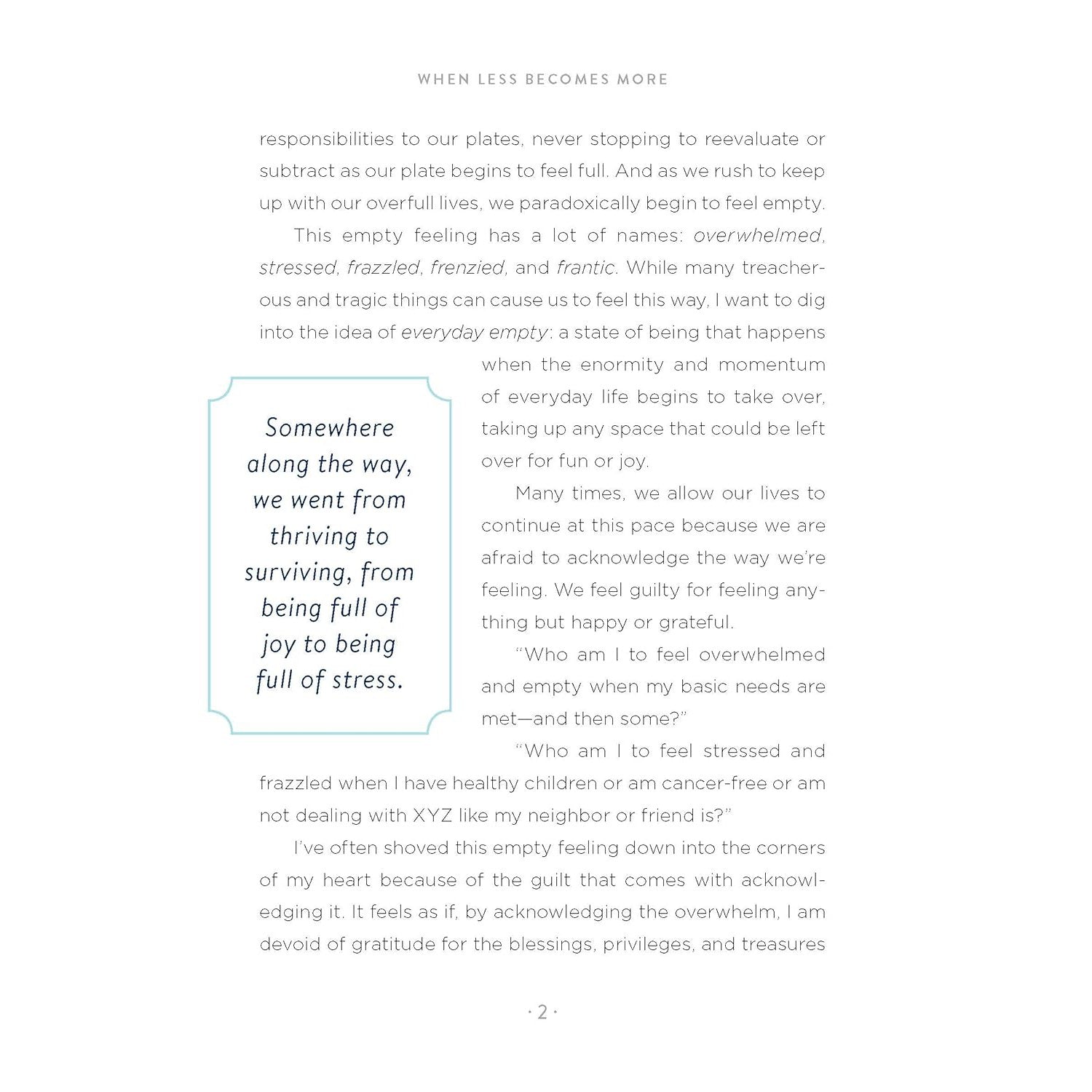 Thomas Nelson: When Less Becomes More: Making Space for Slow, Simple, and Good-HARPER COLLINS PUBLISHERS-Little Giant Kidz