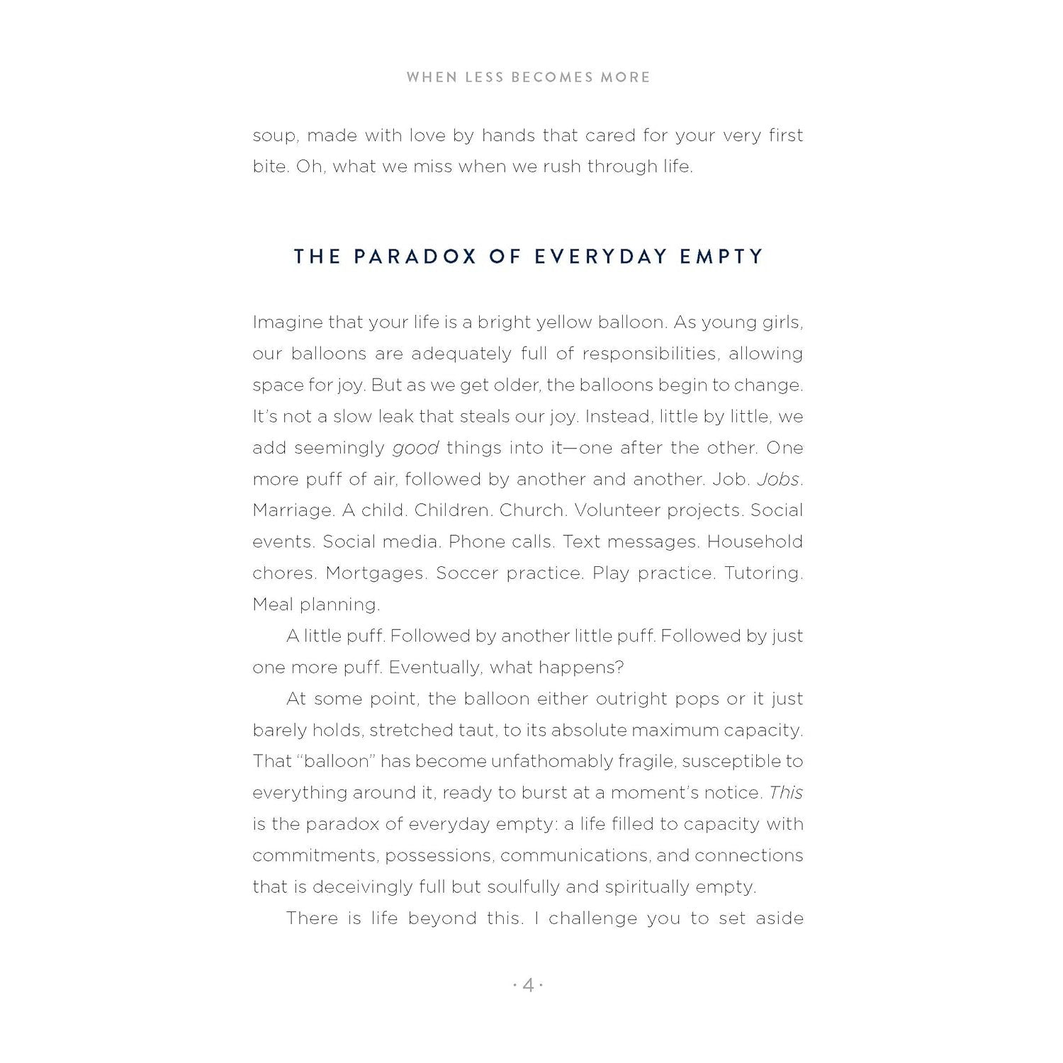 Thomas Nelson: When Less Becomes More: Making Space for Slow, Simple, and Good-HARPER COLLINS PUBLISHERS-Little Giant Kidz