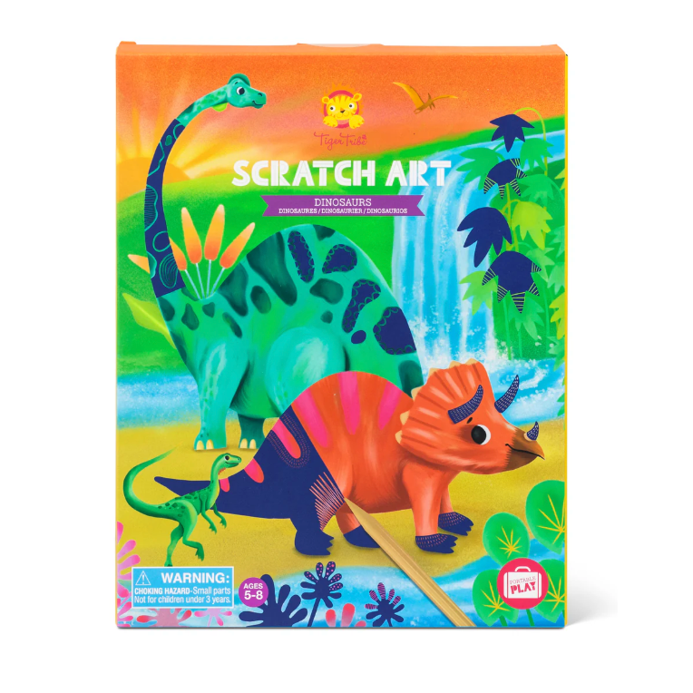 Tiber Tribe Scratch Art-Tiger Tribe-Little Giant Kidz